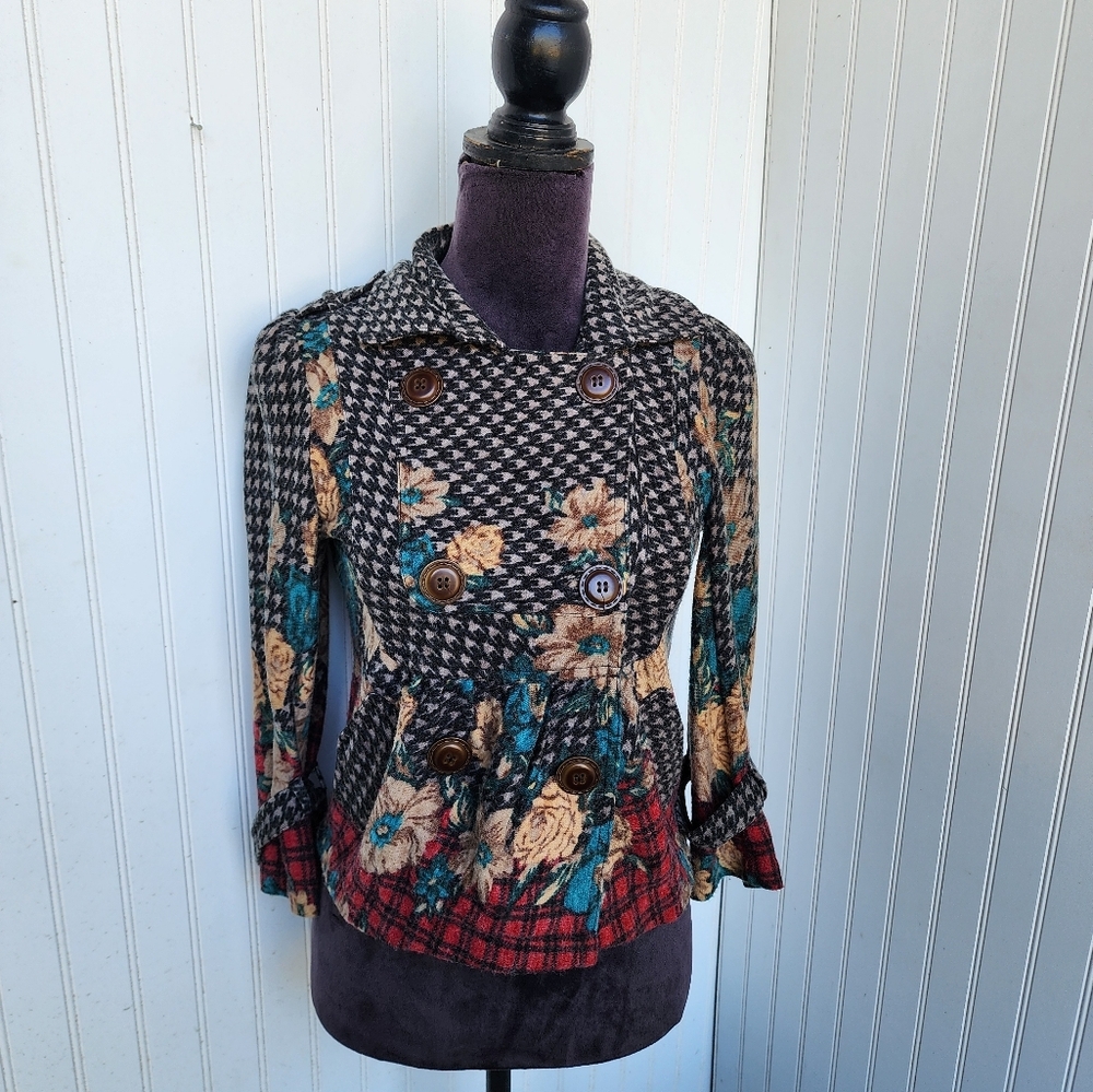 Floral Patterned Women's Jacket